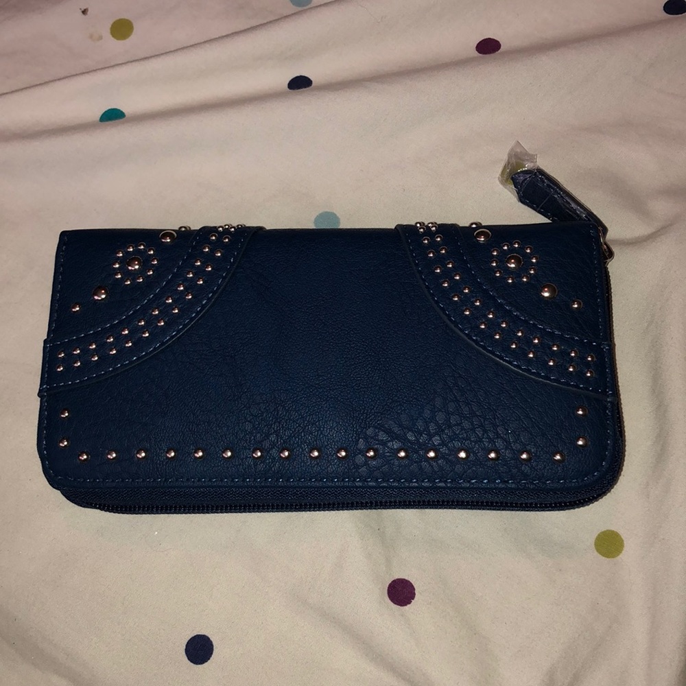 Navy wallet